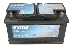 Akumulators EXIDE START&STOP EFB EL752 12V 75Ah 730A (315x175x175)_2
