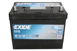 Akumulators EXIDE EFB EL754 12V 75Ah 750A (270x173x222)_2