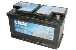 Akumulators EXIDE START&STOP EFB EL800 12V 80Ah 800A (315x175x190)_0