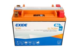 Akumulator motocyklowy EXIDE ELTX20H EXIDE 12V 7Ah 380A L+_2