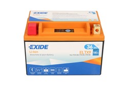 Akumulator motocyklowy EXIDE ELTX9 EXIDE 12V 3Ah 180A L+_2
