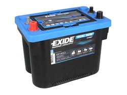 Barošanas akumulatoru baterija EXIDE DUAL AGM; MARINE/RV EP450 12V 50Ah 750A (260x173x206)_1