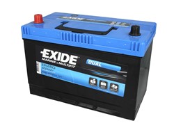 Barošanas akumulatoru baterija EXIDE DUAL; MARINE/RV ER450 12V 95Ah 650A (310x175x225)
