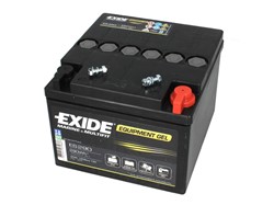 Barošanas akumulatoru baterija EXIDE EQUIPMENT; GEL; MARINE/RV ES290 12V 25Ah 240A (165x175x125)_0