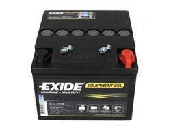 Barošanas akumulatoru baterija EXIDE EQUIPMENT; GEL; MARINE/RV ES290 12V 25Ah 240A (165x175x125)_2