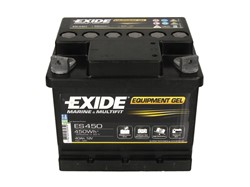 Barošanas akumulatoru baterija EXIDE EQUIPMENT; GEL; MARINE/RV ES4500 12V 40Ah (210x175x175)_2
