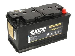 Barošanas akumulatoru baterija EXIDE EQUIPMENT; GEL; MARINE/RV ES900 12V 80Ah 540A (350x175x190)_1