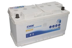 Barošanas akumulatoru baterija EXIDE EQUIPMENT; MARINE/RV ET650 12V 100Ah 800A (350x175x190)_1