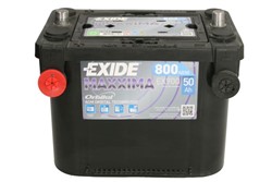Akumulators EXIDE AGM; MARINE/RV EX900 12V 50Ah 800A (260x173x206)_3