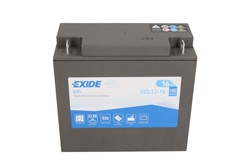 Akumulators EXIDE GEL12-16 EXIDE 12V 16Ah 100A (180x75x165)_2
