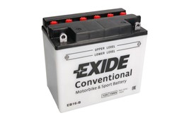 Akumulator motocyklowy EXIDE YB16-B EXIDE 12V 19Ah 190A L+_1
