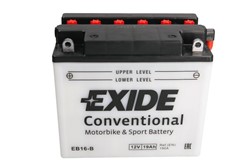 Akumulator motocyklowy EXIDE YB16-B EXIDE 12V 19Ah 190A L+_2