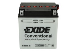 Akumulator motocyklowy EXIDE YB30L-B EXIDE 12V 30Ah 300A P+_2