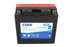 Akumulator motocyklowy EXIDE YT14B-BS EXIDE 12V 12Ah 190A L+_2