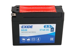 Akumulator motocyklowy EXIDE YT4B-BS EXIDE 12V 2,3Ah 35A L+_2