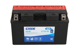 Akumulators EXIDE STANDART YT7B-BS EXIDE 12V 6,5Ah 85A (150x65x93)_2