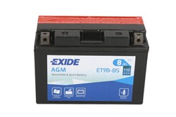 Akumulator motocyklowy EXIDE YT9B-BS EXIDE 12V 8Ah 110A L+_2