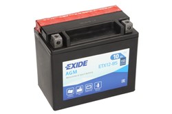 Akumulator motocyklowy EXIDE YTX12-BS EXIDE 12V 10Ah 150A L+_1