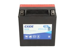 Akumulators EXIDE STANDART YTX16-BS EXIDE 12V 14Ah 215A (150x87x161)_2