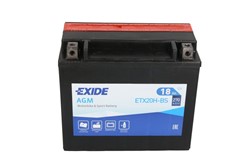 Akumulator motocyklowy EXIDE YTX20H-BS EXIDE 12V 18Ah 270A L+_2
