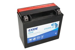 Akumulator motocyklowy EXIDE YTX20HL-BS EXIDE 12V 18Ah 270A P+_1