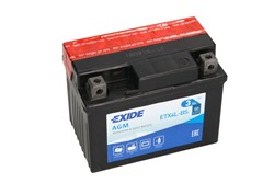 Akumulators EXIDE STANDART YTX4L-BS EXIDE 12V 3Ah 50A (113x70x85)_1