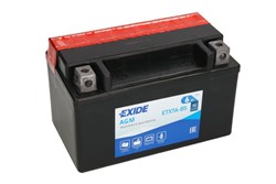Akumulator motocyklowy EXIDE YTX7A-BS EXIDE 12V 6Ah 90A L+_1