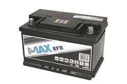 Akumulators 4MAX 65Ah/650A EFB (Labais+) 278x175x175 B13 - montāžas klemmes 10.5 mm (EFB/STARTA)_0