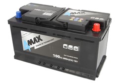 Akumulators 4MAX BAT100/800R/4MAX 12V 100Ah 800A (353x175x190)_0
