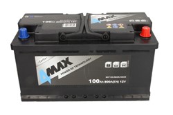 Akumulators 4MAX BAT100/800R/4MAX 12V 100Ah 800A (353x175x190)_2