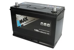 Akumulators 4MAX BAT100/800R/JAP/4MAX 12V 100Ah 800A (305x175x227)_0