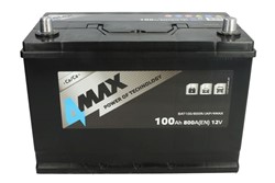 Akumulators 4MAX BAT100/800R/JAP/4MAX 12V 100Ah 800A (305x175x227)_2