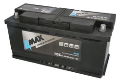 Akumulator 4MAX 12V 105Ah/950A START&STOP AGM (P+ biegun standardowy) 394x175x190 B13 (agm/rozruchowy)_0