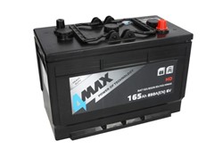 Akumulators 4MAX HD BAT165/850R/6V/HD/4MAX 6V 165Ah 850A (336x175x232)_1