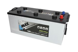 Barošanas akumulatoru baterija 4MAX DEEP-CYCLE BAT180/1260L/DC/4MAX 12V 180Ah (513x223x218)_0