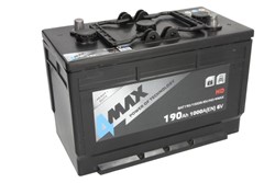 Startera akumulators 4MAX BAT190/1000R/6V/HD/4MAX 6V 190Ah 1000A BAT190/1000P/6V/HD/4MAX (336x175x231)_1