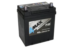 Akumulators 4MAX BAT40/330R/JAP/4MAX 12V 40Ah 330A (187x140x225)_1