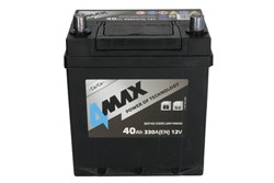 Akumulators 4MAX BAT40/330R/JAP/4MAX 12V 40Ah 330A (187x140x225)_2