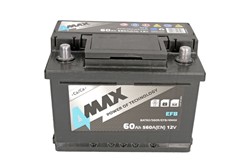 Akumulators 4MAX START&STOP EFB BAT60/560R/EFB/4MAX 12V 60Ah 560A (242x175x175)_2