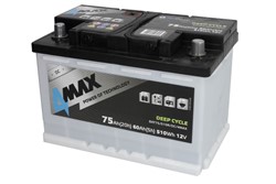 Vieglo auto akumulators 4MAX BAT75/510R/DC/4MAX