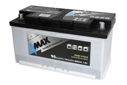 Vieglo auto akumulators 4MAX BAT90/630R/DC/4MAX