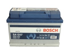 Akumulators BOSCH START&STOP EFB 0 092 S4E 070 12V 65Ah 650A S4 E07 (278x175x175)_2