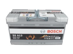 Akumulators BOSCH START&STOP AGM 0 092 S5A 130 12V 95Ah 850A S5 A13 (353x175x190)_2