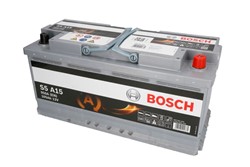 Akumulators BOSCH START&STOP AGM 0 092 S5A 150 12V 105Ah 950A S5 A15 (394x175x190)_0