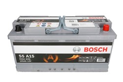 Akumulators BOSCH START&STOP AGM 0 092 S5A 150 12V 105Ah 950A S5 A15 (394x175x190)_2