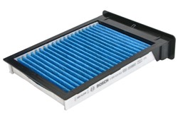 Cabin filter anti-allergic, anti-bacterial, fungicidal, with activated carbon fits: CITROEN C1; PEUGEOT 107; TOYOTA AYGO, AYGO/HATCHBACK 1.0/1.4D 06.05-09.14