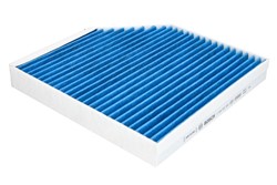 Cabin filter anti-allergic, anti-bacterial, fungicidal, with activated carbon fits: AUDI A6 ALLROAD C7, A6 C7, A7, A8 D4; BENTLEY MULSANNE 1.8-6.8 09.09-12.20