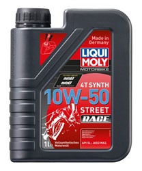 Alyva keturtakčiams varikliams LIQUI MOLY Street race (1L) SAE 10W50 sintetinis LIM1502 10W50 1L RACE