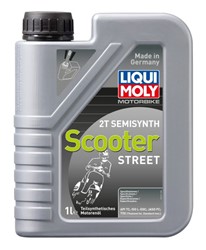 Olej silnikowy 2T LIQUI MOLY SCOOTER Street 1l 2T, API TC JASO FC Półsyntetyczny
