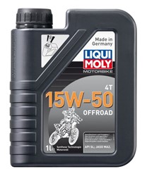 Olej silnikowy 4T 15W50 LIQUI MOLY OFF ROAD 1l 4T, API SL JASO MA-2 Półsyntetyczny